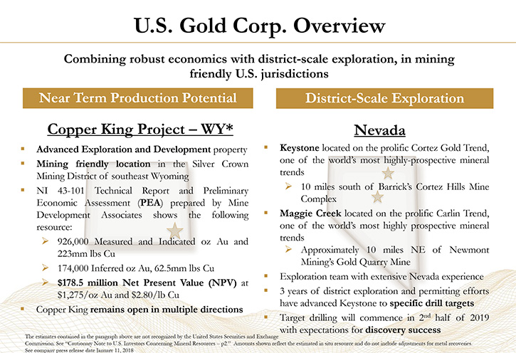 Metals News U S Gold Corp Nasdaq Usau Three Exciting