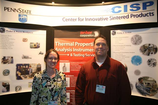 Christina Cohen from Penn State University and Tony Torsell with Anter Corporation